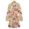 Juiimr Cute Rooster Chickens Print Women Pajama Bathrobe SleepwearKnee Funny Shawl Gift, Medium view 4