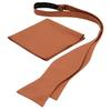 Entwineno Mens Solid Linen Self Tie Bow Ties and Pocket Square Set - Butterfly Bowtie for Men Wedding (Sedona) view 1
