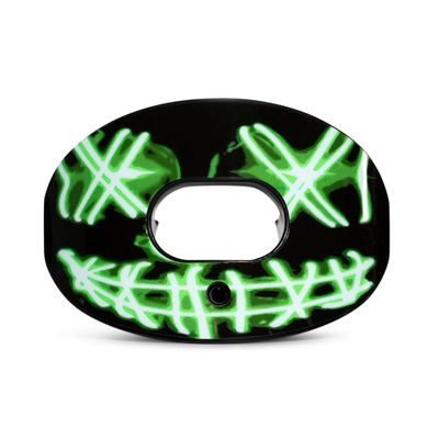 Battle Sports Oxygen Football Mouthguard - Football Mouth Guard with Strap, Superior Airflow & Better Performance, Maximum Breathability, Works with Braces - Nightmare 3.0