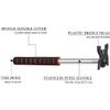 Jkjhbhged Retractable Billiard Cue Stick Bridge with Bridge, Billiard Pool Cue Accessory for Pool Table,Bridge,Black view 4