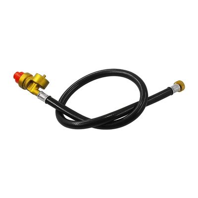 Jkjhbhged 26Inch Propane Butane Gas Portable Camping Stove Replacement Regulator with Hose Convert to 1LB Disposal Bottle