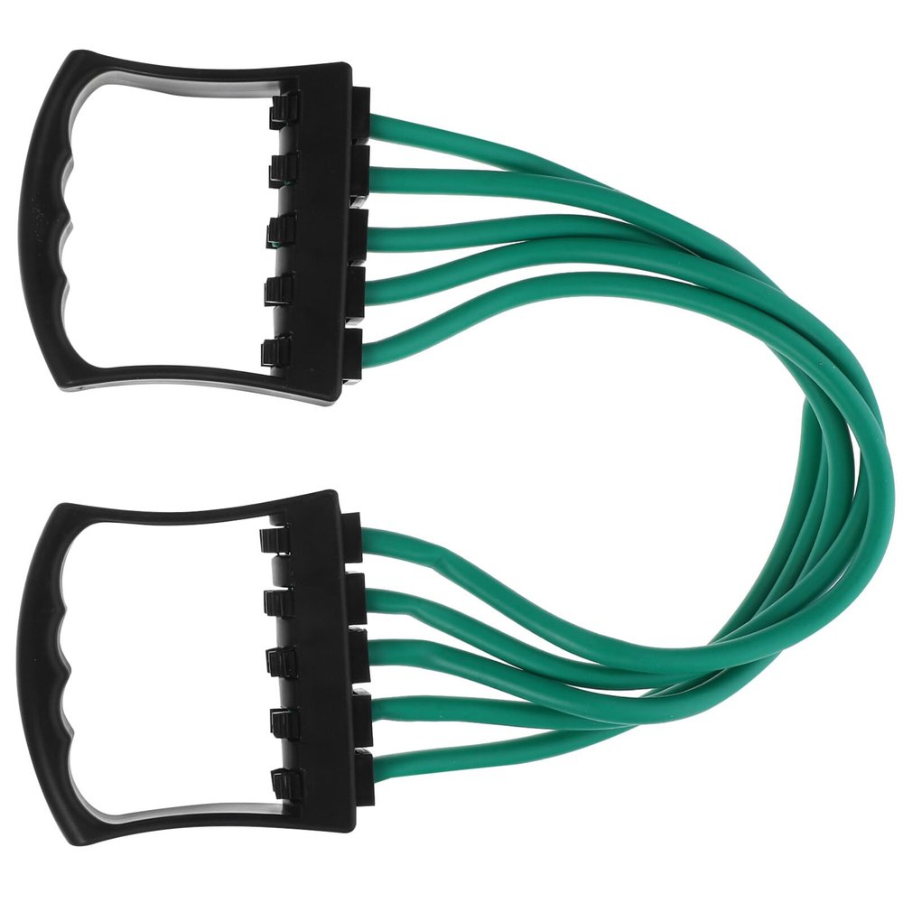 INOOMP Chest Workout Equipment Chest Expander Ergonomic Handles Portable Pull Rope for Home and Gym Use Tpe Material Non- Grip Exercise Bands for All Fitness Levels