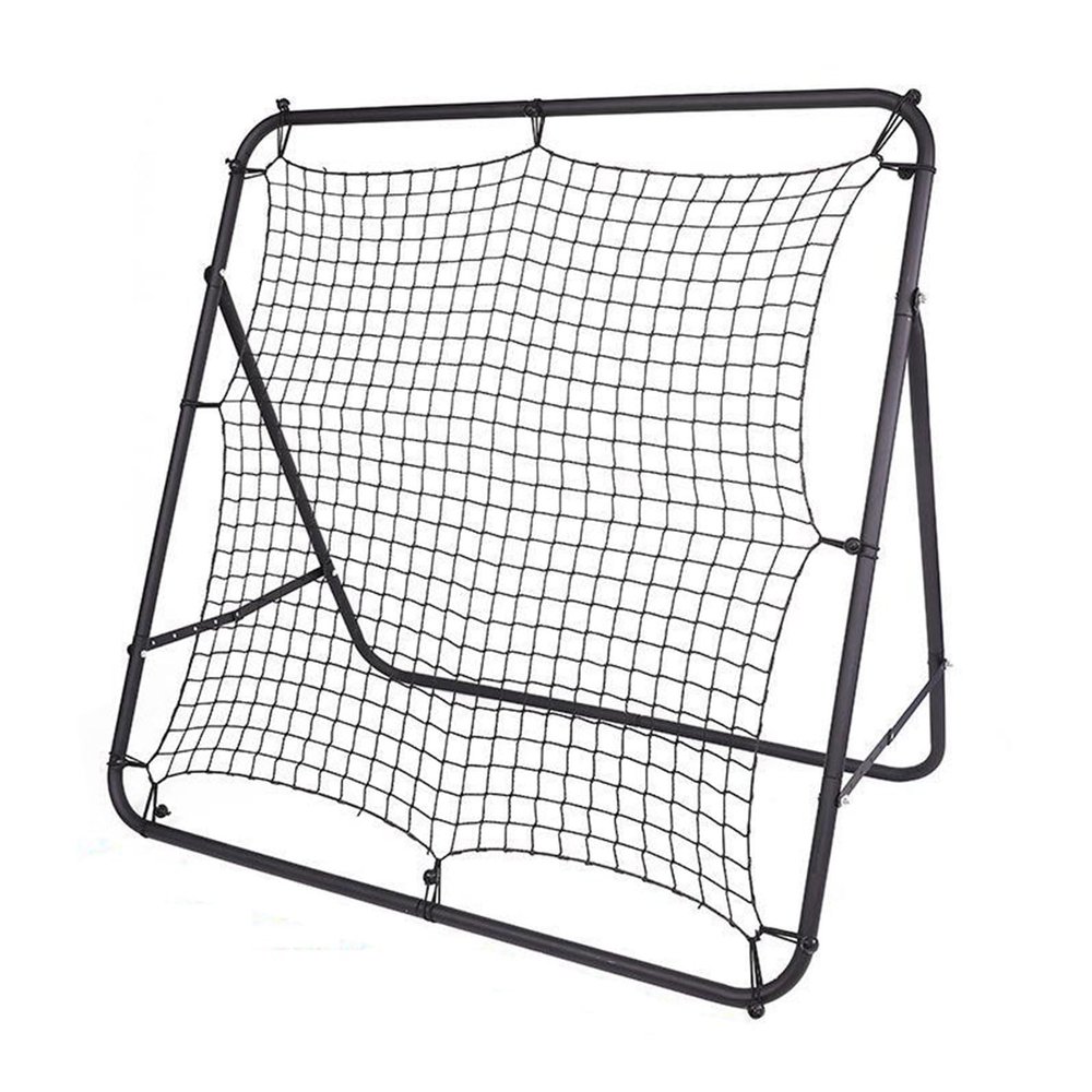 HUAOSN Soccer Rebounder Net, Football Training Rebounder Net, Football Rebound Goal for Pitching and Fielding Training (Black)