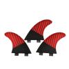 DNRJEWTA Surfboard Fins M Surfboard Fins 1 Fins G5 3pcs Surf Fins Fiberglass Carbon Fins Double Tabs New Surfing Stabilizer Surfing Accessories (Color : Line M) view 3