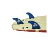DNRJEWTA Surfboard Fins Fins G7 Quilhas Padle Surf Carbon Fibre Surf Fins 3 Pcs/Set Multicolor Surfing Accessories Prancha De Surf Surfing Accessories, Blue L view 2