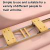 Leg Exercise Equipment - Solid Wood Leg Trainer Ski Training Machine for Women, Pelvic Floor Muscle Inner Thigh Exerciser, Home Workouts Cardio Trainer Hip Training Machine (Regular) view 2
