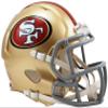 Riddell Revolution Speed Mini Helmets, Unisex Adult and Unisex Youth Sizes, Team Color view 2