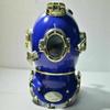 NineFit Basics SS-Nautical Mart Brass Antique us Navy Mark v Solid Steel Brass Diving Diving Helmet with Wooden Base Item., Full size, Same As PIcture, SS-095 view 1