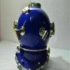NineFit Basics SS-Nautical Mart Brass Antique us Navy Mark v Solid Steel Brass Diving Diving Helmet with Wooden Base Item., Full size, Same As PIcture, SS-095 view 3