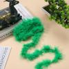 GORGECRAFT 2.2 Yards Feather Boas Fluffy Turkey Feather Trim Women Ladies Accessory for Crafts Dancing Wedding Party Christmas Tree Decoration Sea Green view 4