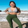 Aoxjox Women's Workout Sports Bras Fitness Metamorph Sienna Twist Bra Yoga Crop Tank (Grey, X-Large) view 2