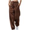 Akklian Women's Casual Baggy Sweatpants High Waisted Pants Drawstring Joggers Pants Warm Workout Lounge Trousers with Pockets