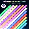 2 in 1 Dueling Lightsaber, Double Light Sabers for Adults Christmas Birthday Gifts, Metal Hilt Force Fx Rechargeable 2Packs Lightsabers with 12 Colors Light Saber for Kids Toys Halloween Cosplay Party view 4