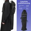Jkjhbhged Double Rocker Skateboard Backpack Land Surfboard Bag Longboard Bag Skateboard Carry Bag Accessories,Black L view 2