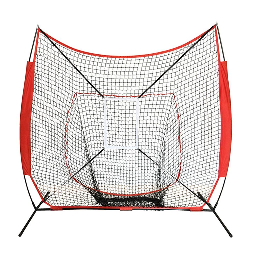 HUAOSN Baseball Hitting Net, 7' X 7' Batting Net, Baseball Training Network for Baseball and Softball Practice in Your Backyard Or Garage