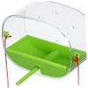 FUNOMOCYA 1set Window Bird Feeder with Cups Pe Food Container for Parrots and Other Birds Design for Use and Sturdy Easy to Install view 2