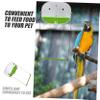 FUNOMOCYA 1set Window Bird Feeder with Cups Pe Food Container for Parrots and Other Birds Design for Use and Sturdy Easy to Install view 3