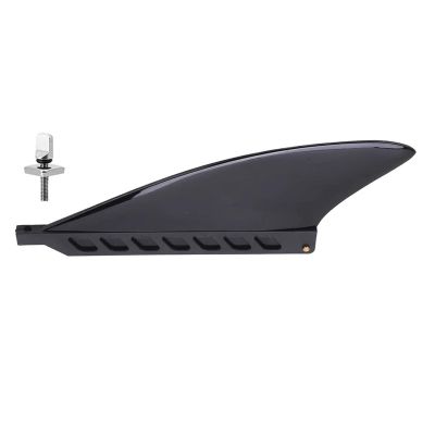 DNRJEWTA Surfboard Fins 3" Black US Box Center River & Surf SUP Fin with Screws Flex Soft SUP Longboard AirSUP Surfing Accessories (Color : Black No Tool Screw)