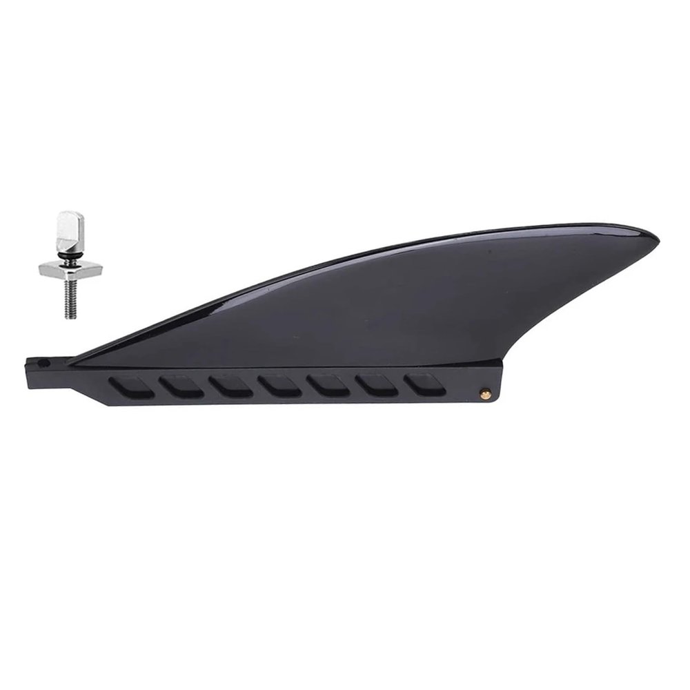 DNRJEWTA Surfboard Fins 3" Black US Box Center River & Surf SUP Fin with Screws Flex Soft SUP Longboard AirSUP Surfing Accessories (Color : Black No Tool Screw)