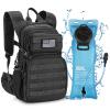 CVLIFE Tactical Hydration Backpack 3L, Lightweight Water Bag Hydration Pack, Hiking Backpack with Water Bladder for Men Women, Heavy Duty Molle Water Backpack for Cycling, Running, Hunting Black view 1