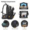 CVLIFE Tactical Hydration Backpack 3L, Lightweight Water Bag Hydration Pack, Hiking Backpack with Water Bladder for Men Women, Heavy Duty Molle Water Backpack for Cycling, Running, Hunting Black view 4