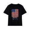 4th of July T Shirts Toddler Girls Boys American Flag Shirts Kids Novelty Fashion Patriotic Tops (Black-e, 9-10 Years) view 3