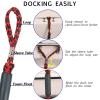 3FT*4 Pack +2FT*2 Bungee Boat Dock Line with Stainless Steel Clip Boat Accessories view 3