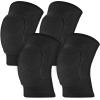 minkissy 2pairs Knee Pads for Volleyball Yoga and Dance Stretchy Non- Protective Sleeves Thick Sponge Padding for Enhanced Comfort and Safety during Workouts and Training