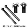 Kqcibz Bike Seatpost Clamp for Carbon Saddle Rails Adapter 7x7mm Bicycle Seatpost Tube Oval/Round Clips Cycling Accessories, Black view 3