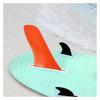 DNRJEWTA Surfboard Fins 9 Inch Surfboard Fins No Tool Needed Sup Fin Surf Fins Longboard Surfboard Paddleboard Accessories Surfing Accessories (Color : Blue and White) view 3