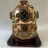 NineFit Basics SS-Nautical Mart Mark V US Navy Full Size Copper and Brass Diving Helmet Exclusive Collection with Stand Divers Helmet, Same As PIcture view 2