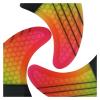 DNRJEWTA Surfboard Fins Fins G5 Surfboard M Size Orange Yellow Gradient Surf Fin Tri Fin Set Fiber Honeycomb Surf Accessories Wassersport Surfing Accessories view 4