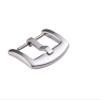MLBEIU 316L Stainless Steel Watch Strap Clasp Silver Black Brushed 18mm 20mm 22mm Pin Buckle For Each Watch Band(Silver Buckle,22mm) view 1