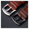 MLBEIU 316L Stainless Steel Watch Strap Clasp Silver Black Brushed 18mm 20mm 22mm Pin Buckle For Each Watch Band(Silver Buckle,22mm) view 2