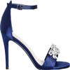 City Chic Women's WIDE FIT Totally Glam Heel, Navy, EU43