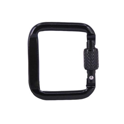 UNbit Carabiner Outdoor Camping Tool Mountaineering Buckle Aluminum Alloy Small Carabiner Clips Fishing Climbing Acessories Dropshipping Buckles (Color : Black)