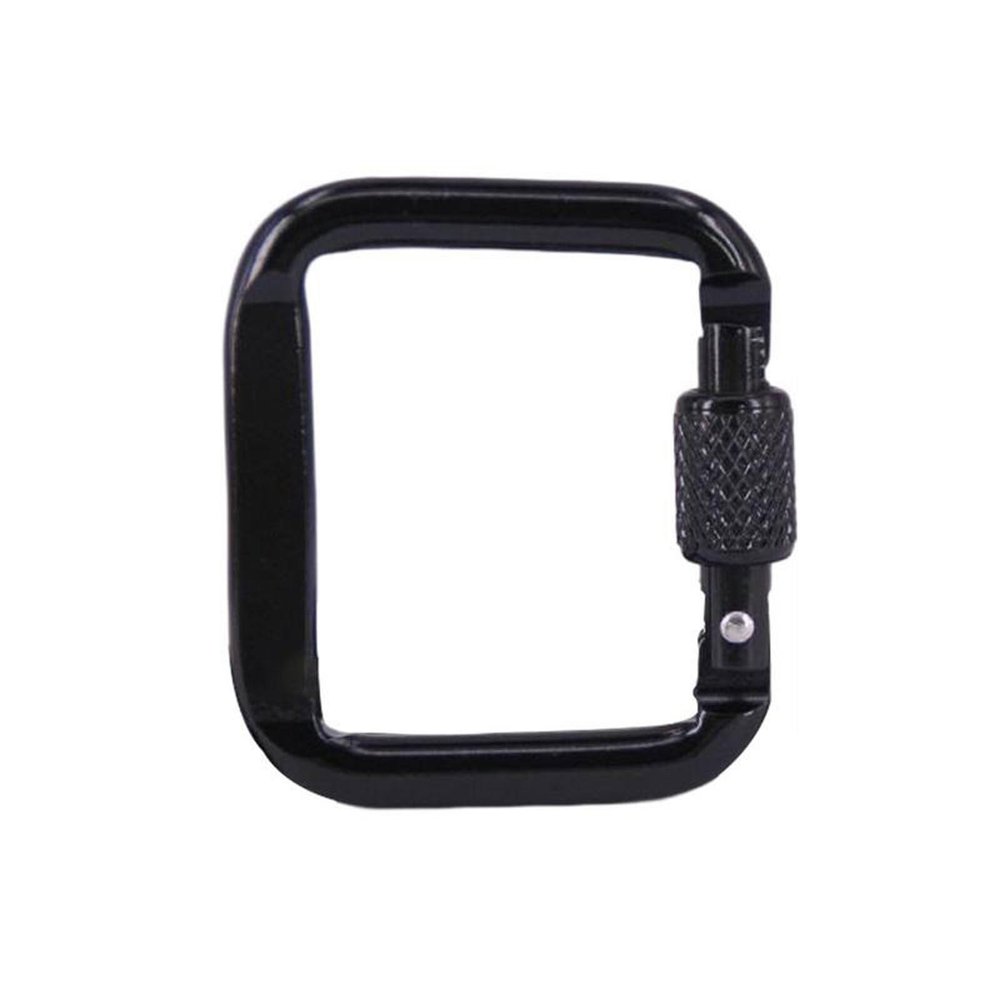 UNbit Carabiner Outdoor Camping Tool Mountaineering Buckle Aluminum Alloy Small Carabiner Clips Fishing Climbing Acessories Dropshipping Buckles (Color : Black)