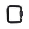 UNbit Carabiner Outdoor Camping Tool Mountaineering Buckle Aluminum Alloy Small Carabiner Clips Fishing Climbing Acessories Dropshipping Buckles (Color : Black) view 1