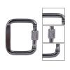 UNbit Carabiner Outdoor Camping Tool Mountaineering Buckle Aluminum Alloy Small Carabiner Clips Fishing Climbing Acessories Dropshipping Buckles (Color : Black) view 4