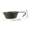 POPETPOP Collapsible Camping Bowl Bowl Portable Stainless Steel Salad Handle for Camping Picnic Cooking view 4