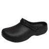 Hhhchpm Unisex EVA Clogs, Comfortable, Durable, Non-Slip, Oil-Resistant, Waterproof, Professional Chef & Nurse Work Shoes, Casual Style, Kitchen Shoes (6.5,Black) view 1