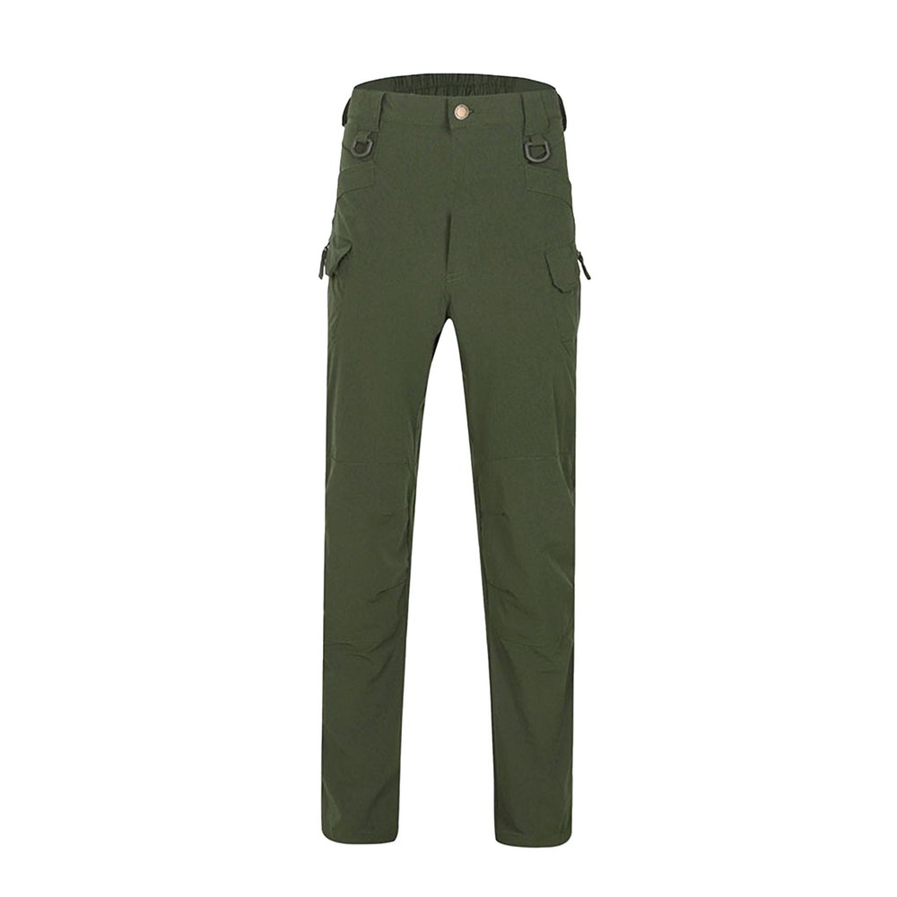 JEsilunmaMY Men's Water Resistant Tactical Pants Quick Drying Outdoor Stretch Cargo Pants Lightweight Work Hiking Trousers (Army Green,3X-Large)