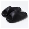 Ladies sandals and slippers Fashion Personality Slippers Women Summer Fashion Casual Couple Outside Thick Bottom Senior Sense Home Sandals Men Slippers Shower Slippers ( Color : Black , Size : 44/45 ) view 1