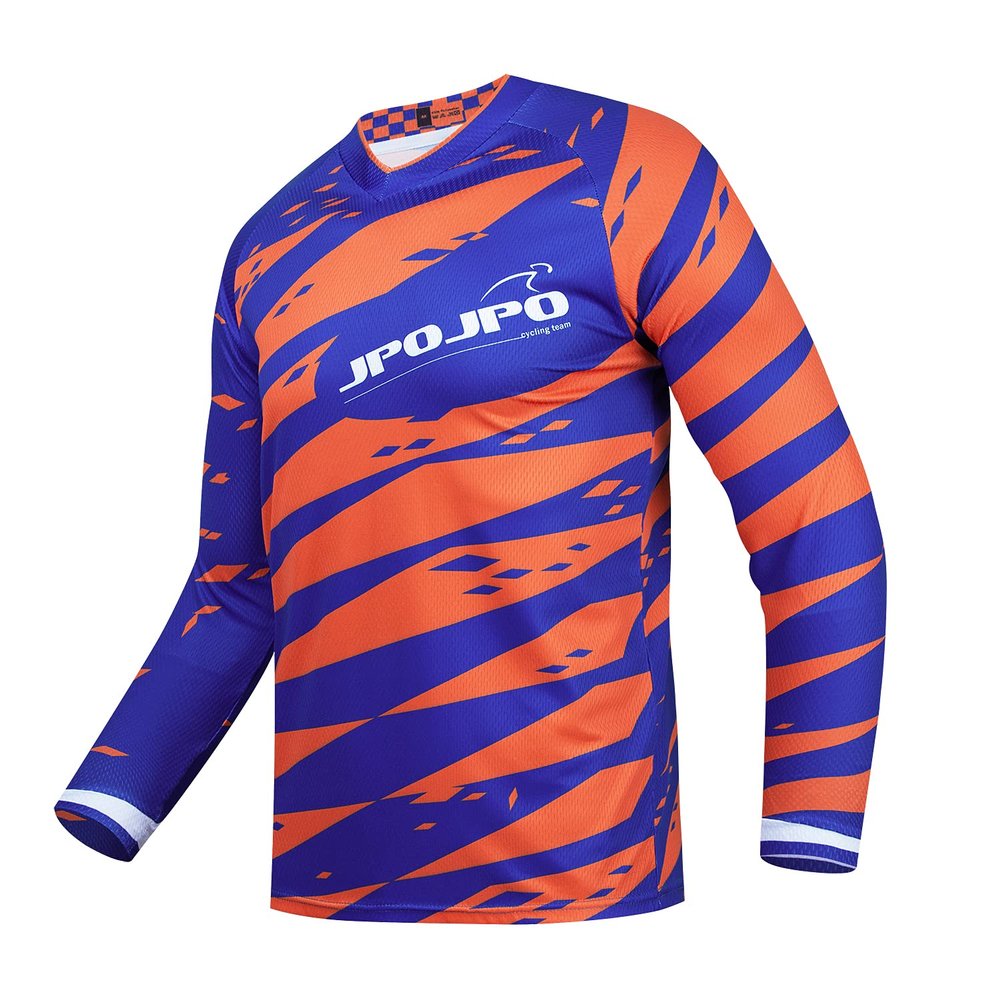 Kids Cycling Jersey Downhill Shirts 4-14 Years for Girls Boys Clothing Long Sleeve Powersports Teenagers Mountain Bike MTB Child Quick Dry Bicycle BMX Tops