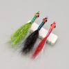 KTGCOZS Pack of 5 Minnow Fly Salmon Trout Sea Bass Steelhead Minnow Fly Fishing Flies Lure (Green 5pcs) view 1