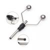 Jkjhbhged 2PC Double Head Bi-Ceramic Tip Fly Tying Bobbin Holder for Standard Bobbin Fishing Flies Lure Baits Making Tool, Black view 3