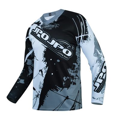 Kids Cycling Jersey Downhill Shirts 4-14 Years for Girls Boys Clothing Long Sleeve Powersports Teenagers Mountain Bike MTB Child Quick Dry Bicycle BMX Tops