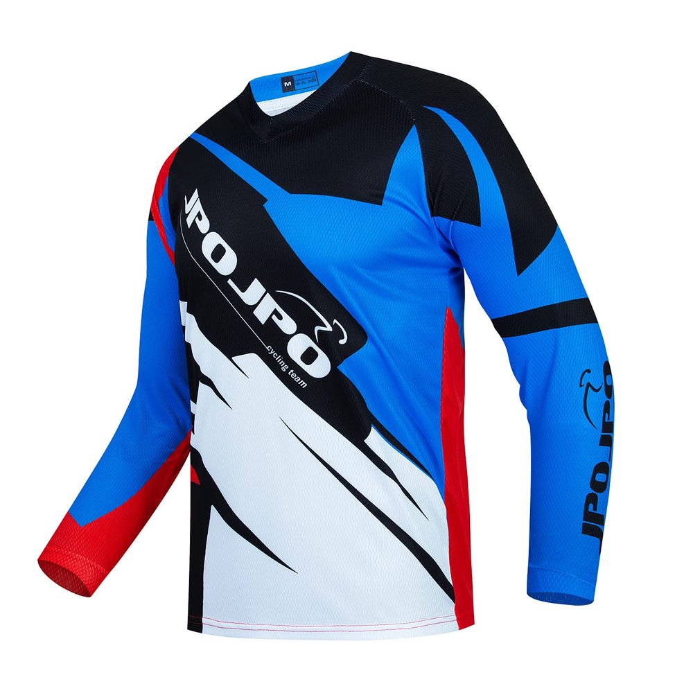 Kids Cycling Jersey Downhill Shirts 4-14 Years for Girls Boys Clothing Long Sleeve Powersports Teenagers Mountain Bike MTB Child Quick Dry Bicycle BMX Tops