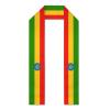 NineFit Basics Vintage Ethiopia Ethiopian Flag Graduation Stole Scarf Shawl Sash for Men Women Abroad Student International Study Class of 2024 Graduate Gift Unisex 72 inches Length view 1