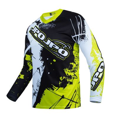 Kids Cycling Jersey Downhill Shirts 4-14 Years for Girls Boys Clothing Long Sleeve Powersports Teenagers Mountain Bike MTB Child Quick Dry Bicycle BMX Tops